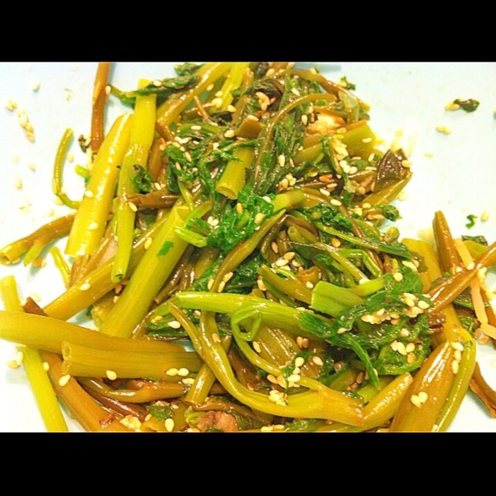 空心菜の中華風和え物